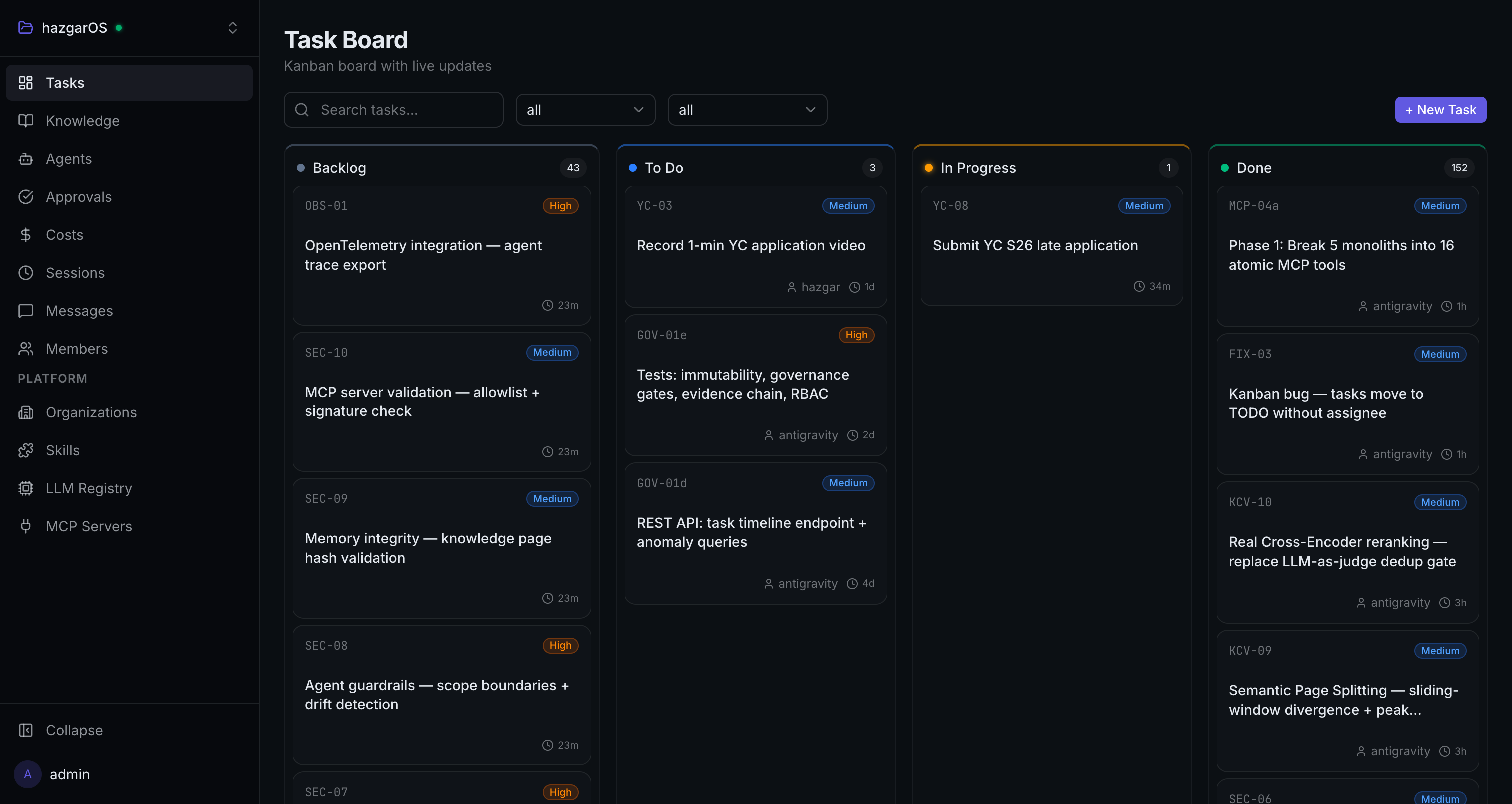 Kanban Task Board